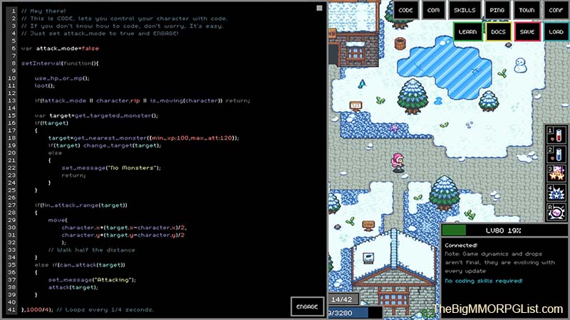 Adventure Land - The Code MMORPG Screenshot | TheBigMMORPGList.com Adventure Land - The Code MMORPG | TheBigMMORPGList.com