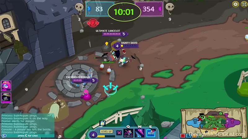 Adventure Time Battle Party Screenshot | TheBigMMORPGList.com