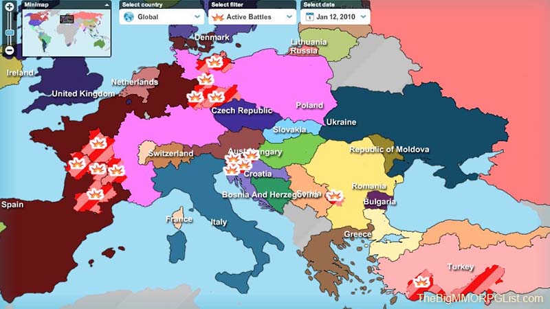 Erepublik Screenshot | TheBigMMORPGList.com Erepublik Screenshot | TheBigMMORPGList.com