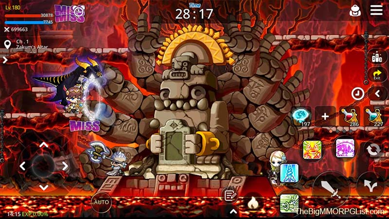 Maple Story Mobile Screenshot | TheBigMMORPGList.com Maple Story Mobile | TheBigMMORPGList.com
